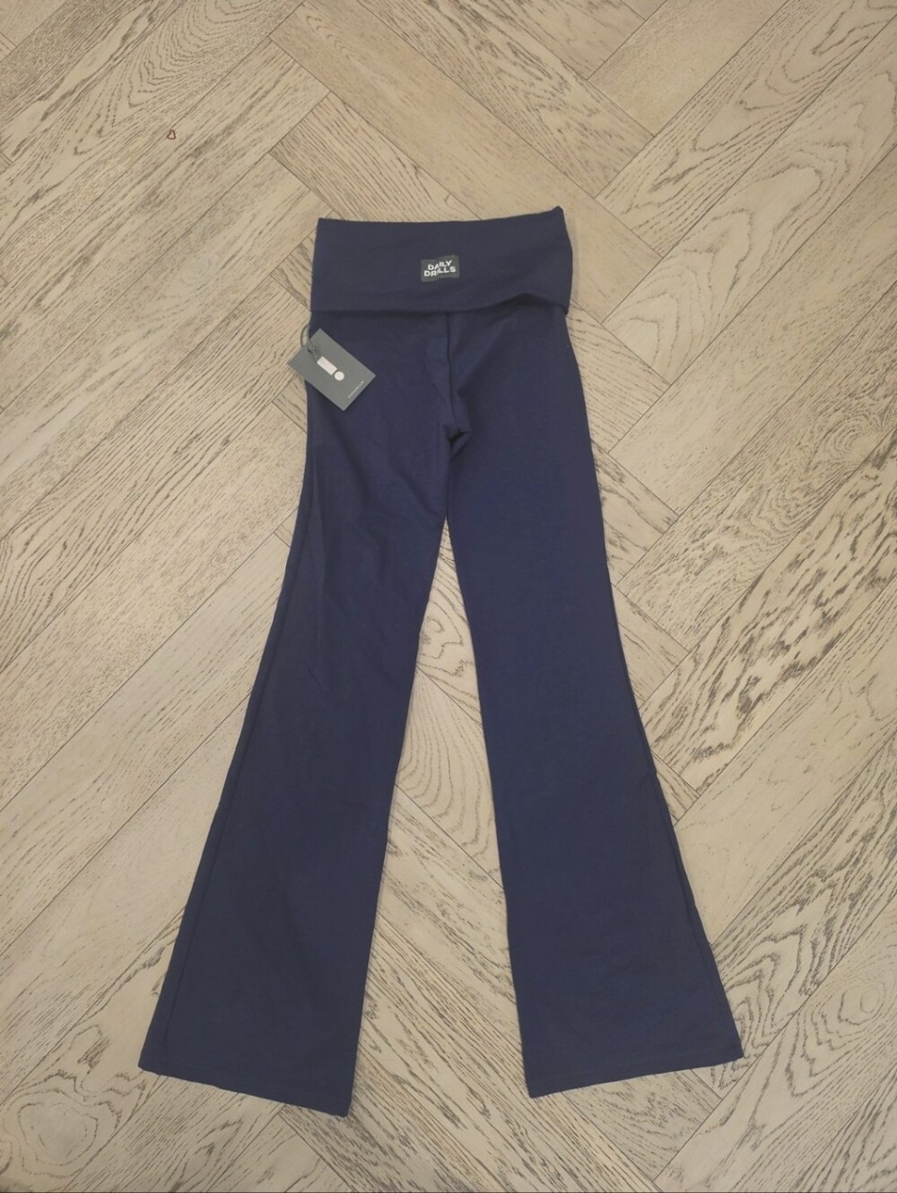 Daily Drills Foldover Pants NWT Navy Colorway Size Small
